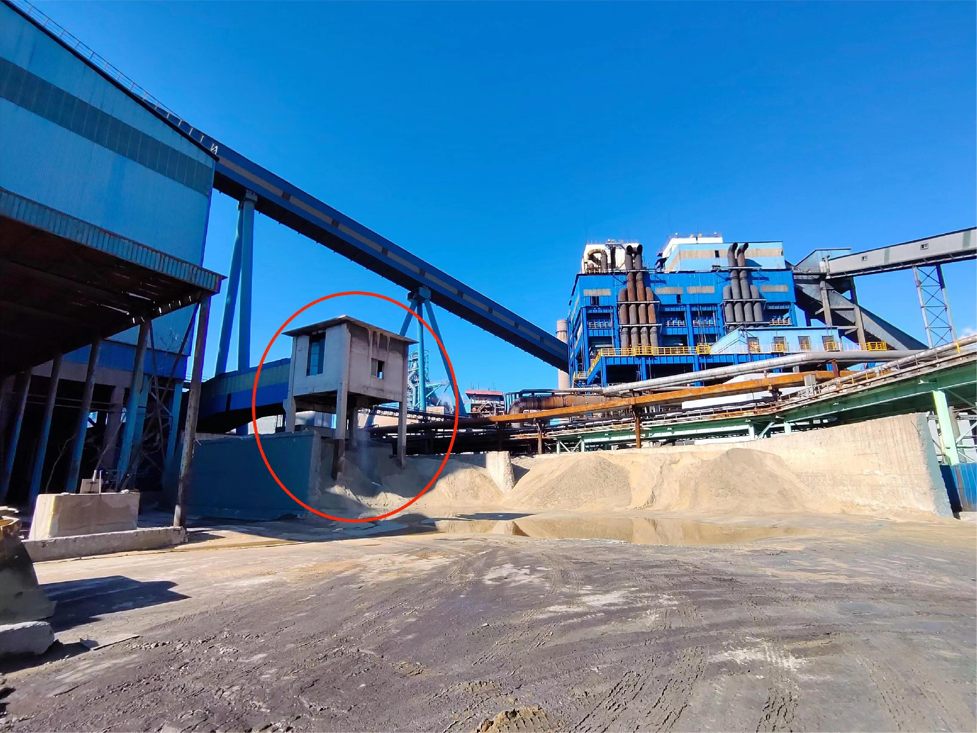 山東冶金設(shè)計院委托天津鐵廠內(nèi)卸渣口構(gòu)筑物檢測